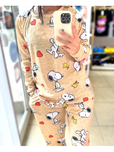 PIJAMA SNOOPY SUBLI ADULT INV