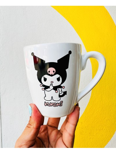 TAZA BLANCA KUROMI + CUCH