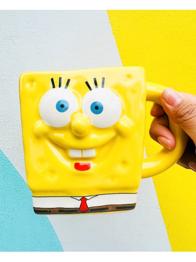 TAZA 3D BOB ESPONJA CUADRADO