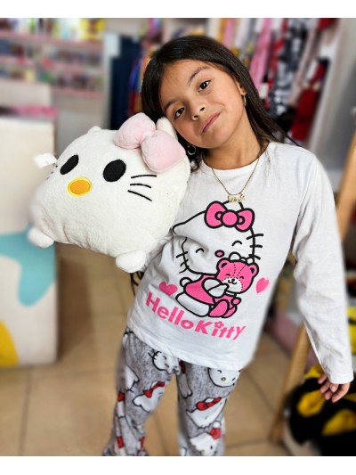 PIJAMA KITTY NIÑO INVIERNO