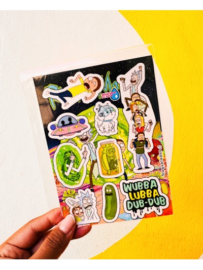 STICKERS RICK Y MORTY