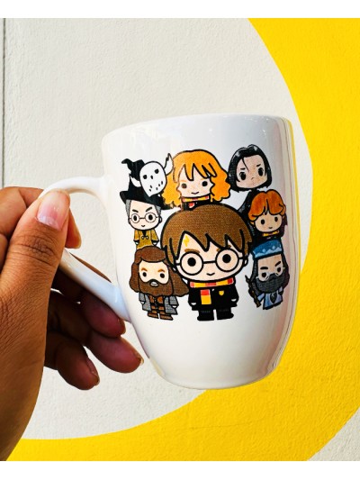 TAZA BLANCA HARRY PERSONAJES