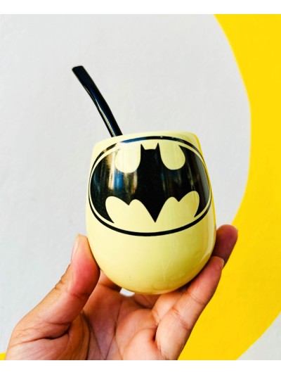 MATE OVO CERAMICA BATMAN +...