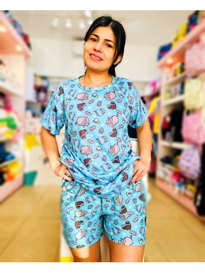 PIJAMA PUSHEN SUBLI ADULTO VER