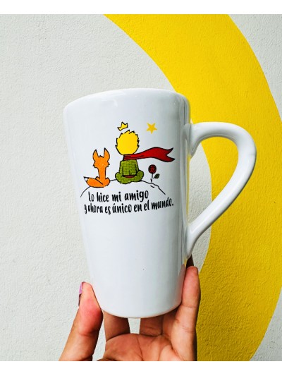 TAZA ALTA BLANCA PRINCIPITO