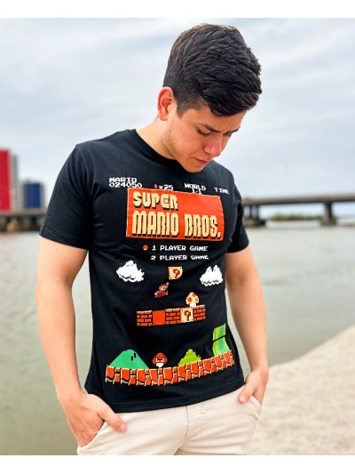 REMERA SUPER MARIO GAME