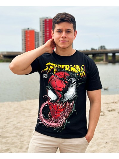 REMERA SPIDER/VENOM CARA