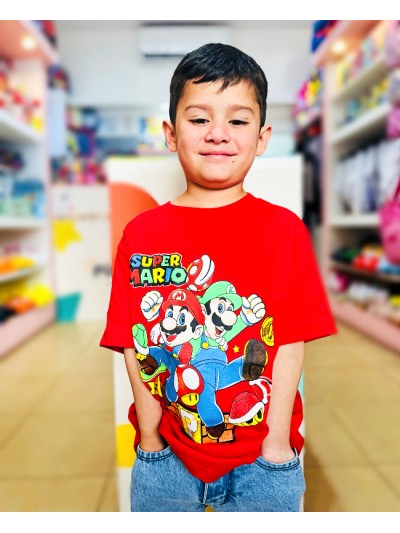 REMERA LU SUPER MARIO