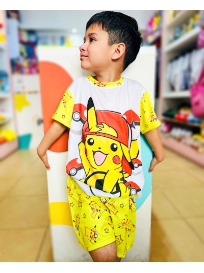 PIJAMA PIKACHU NIÑO VER