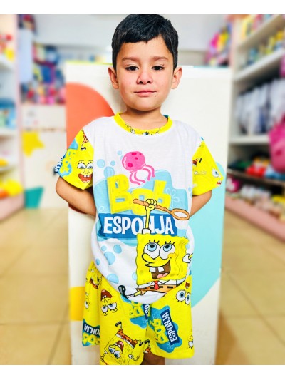 PIJAMA BOB ESPONJA NIÑO VER