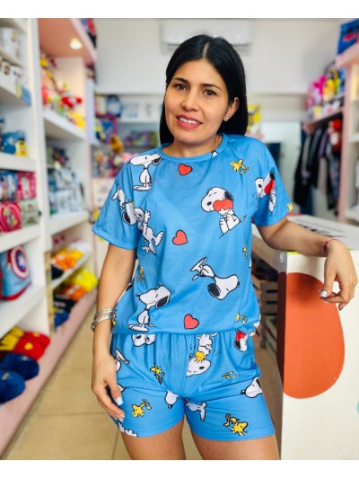 PIJAMA SNOOPY SUBLI ADULTO VER