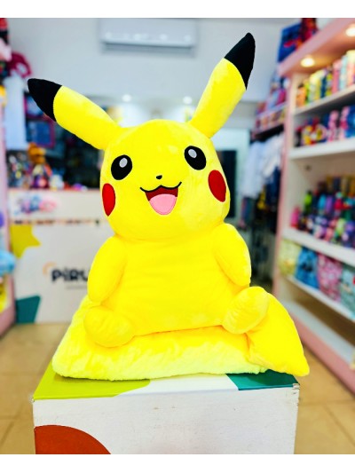 MANTA CON PELUCHE PIKACHU