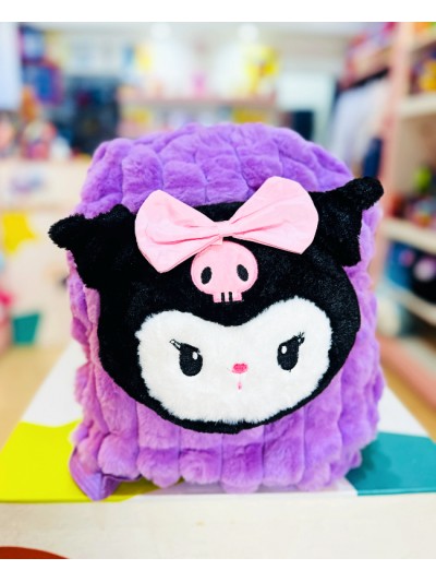 MOCHILA PELUCHE CABEZA KUROMI