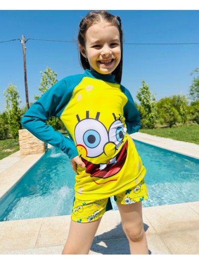 REMERA UV M/L BOB ESPONJA NIÑ