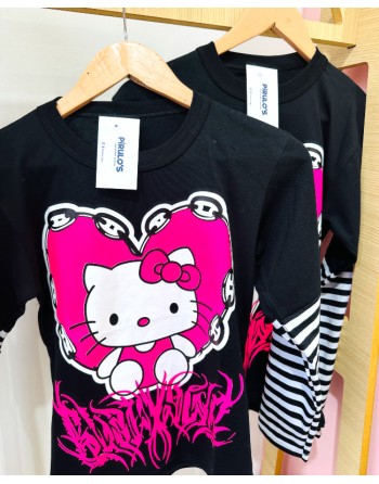 CAMISETA KITTY FLUOR